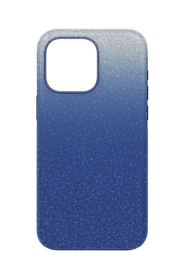 Swarovski Etui za telefon Swarovski HIGH 15 PRO MAX mornarsko modra barva, 5680852