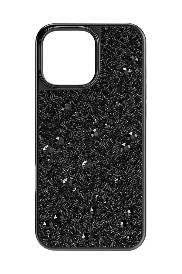 Swarovski Etui za telefon Swarovski HIGH 16 PRO MAX črna barva, 5698928