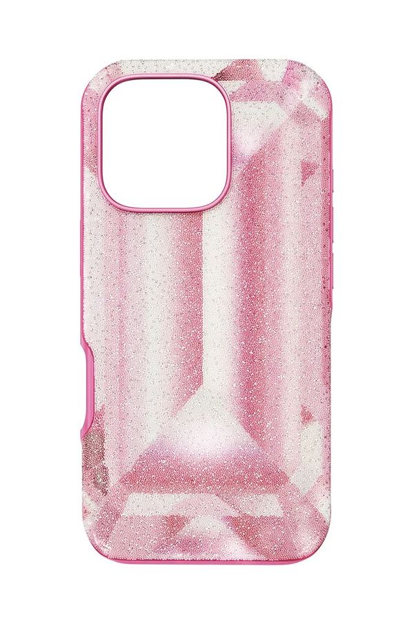 Swarovski Etui za telefon Swarovski HIGH 16 PRO roza barva, 5700010