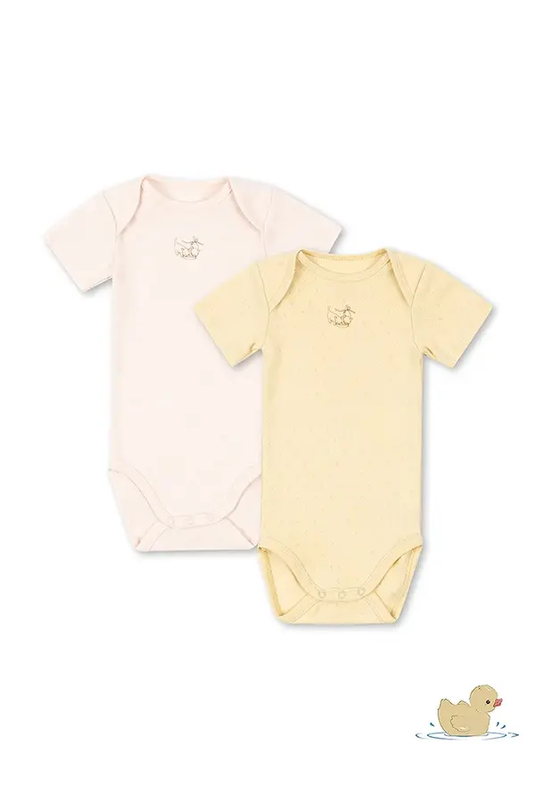 Fanga Fontana Fanga Fontana otroško bombažno PERLA 2 PACK SS BODY OCS paket 2 kosov
