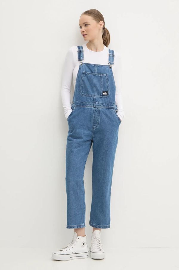 Quiksilver Farmerke iz jeansa Quiksilver Classic Denim Dungaree EQYDP03481