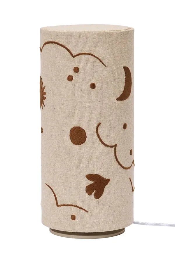 Ferm Living Ferm Living svetilka namizna iz lana 26,5 x 12 cm