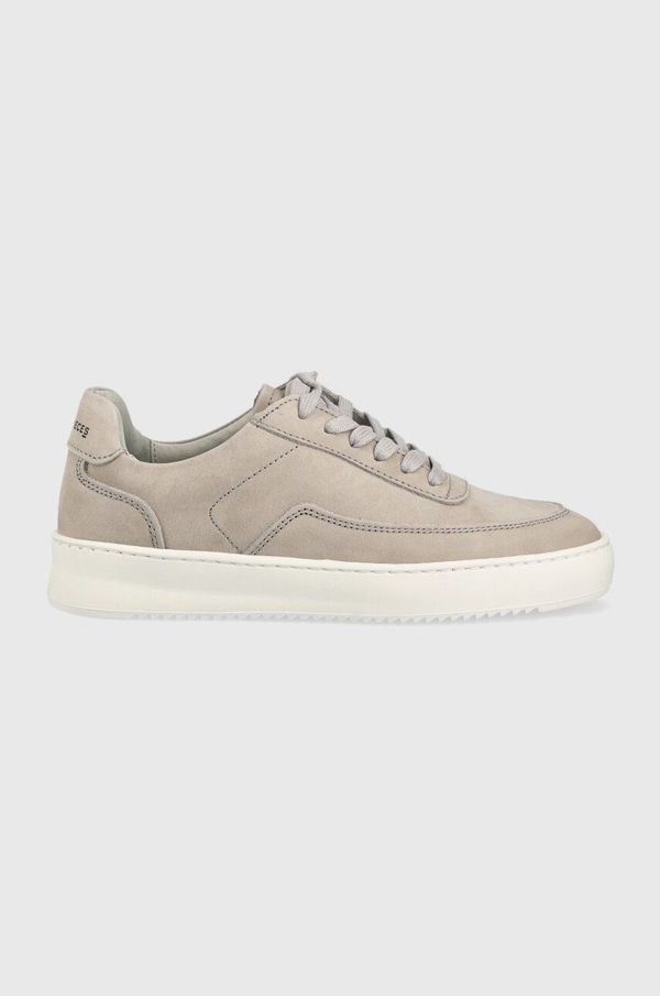 Filling Pieces Filling Pieces semiš superge Mondo 2.0 Ripple Nubuck siva barva, 39922841878