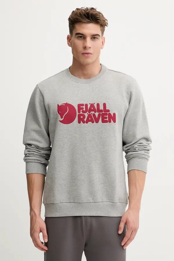 Fjallraven Fjallraven pulover moški bombažen Fjällräven Logo