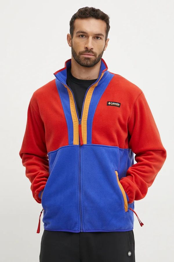 Columbia Flis pulover Columbia Backbowl II Full Zip Fleece rdeča barva, 2090851