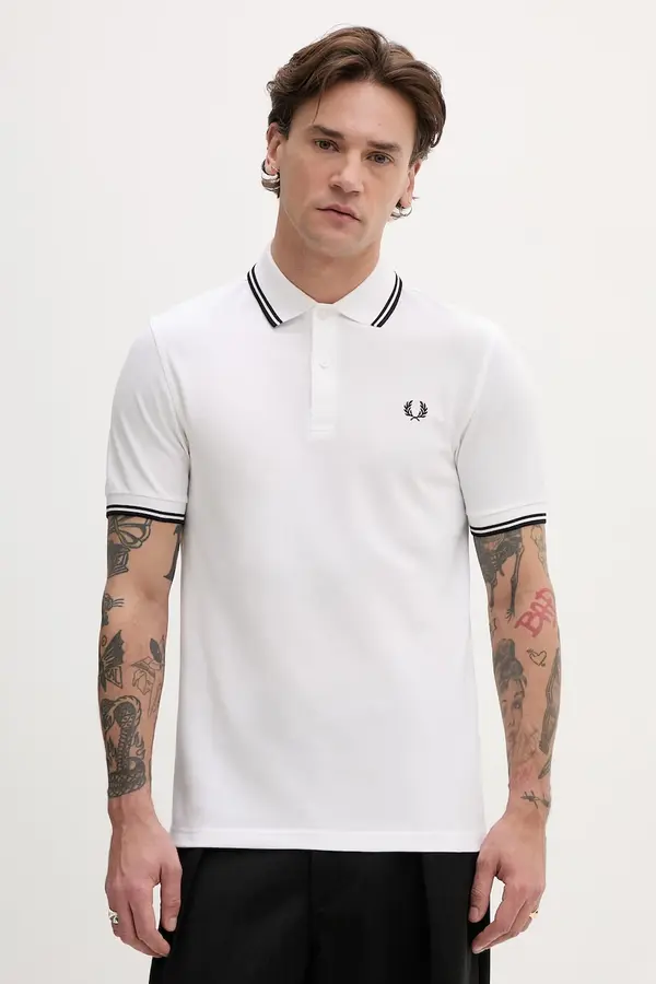 Fred Perry Fred Perry Bombažen polo Fred Perry Twin Tipped Shirt