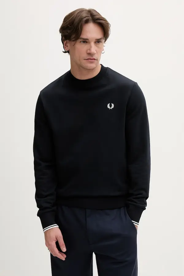 Fred Perry Fred Perry Bombažen pulover Fred Perry Crew Neck Sweatshirt