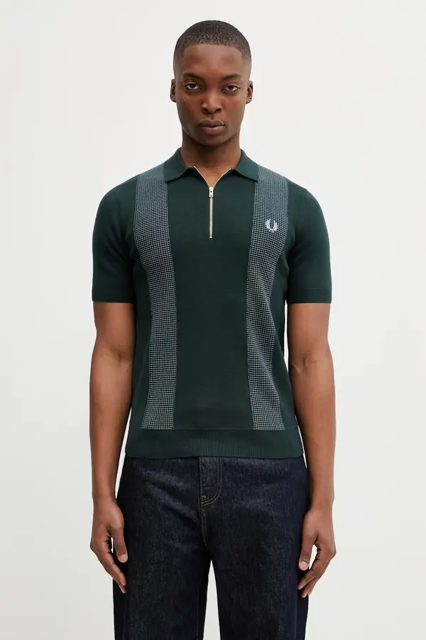 Fred Perry Fred Perry polo majica moška z bombažem