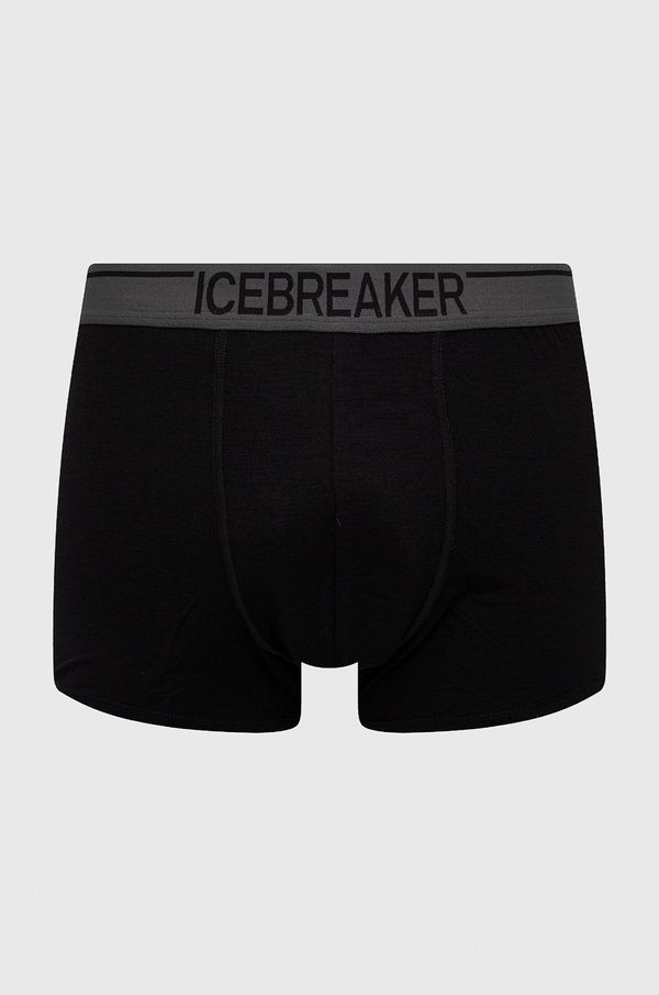 Icebreaker Funkcijsko perilo Icebreaker Anatomica moško, črna barva