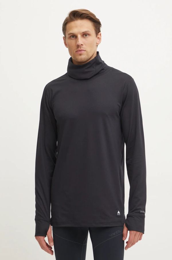 Burton Funkcionalna majica z dolgimi rokavi Burton Midweight Base Layer črna barva, 132031