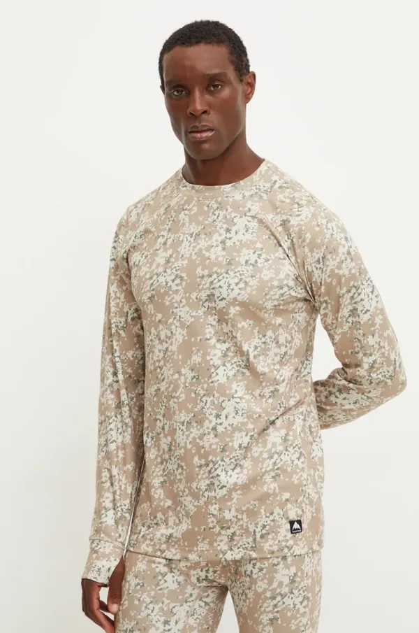 Burton Funkcionalna majica z dolgimi rokavi Burton Midweight Base Layer zelena barva, 102571