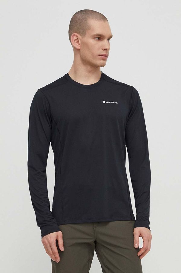 Montane Funkcionalna majica z dolgimi rokavi Montane Dart Lite črna barva, MDLLS15