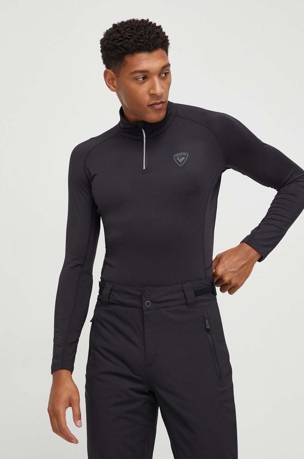Rossignol Funkcionalna majica z dolgimi rokavi Rossignol Classique črna barva