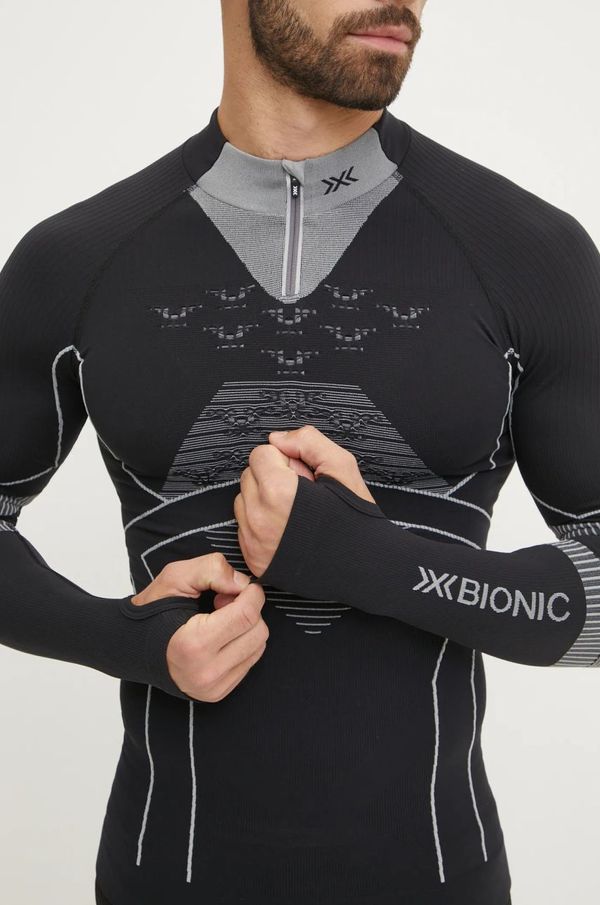 X-bionic Funkcionalna majica z dolgimi rokavi X-Bionic Energy Accumulator Light črna barva, WTA8W24M