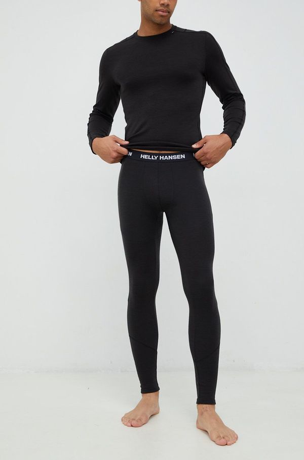 Helly Hansen Funkcionalne pajkice Helly Hansen LIFA MERINO črna barva, 49366