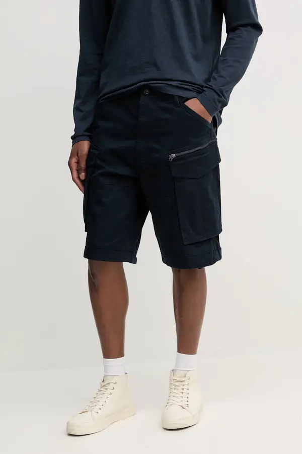 G-Star G-Star cargo kratke hlače moške bombažne z elastanom Rovic zip relaxed 1\2