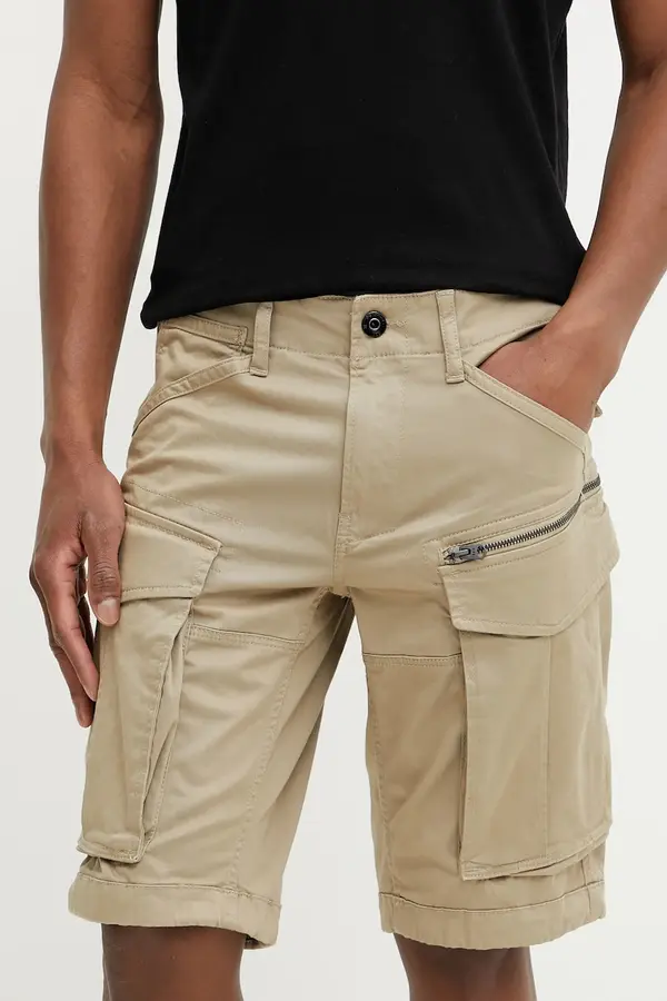G-Star G-Star cargo kratke hlače moške iz bombaža z elastanom Rovic zip regular