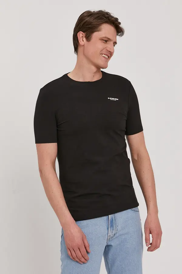 G-Star G-Star kratka majica moška bombažna z elastanom Slim base