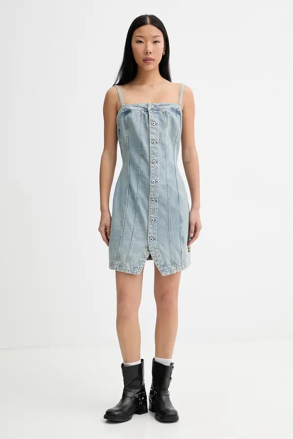 G-Star G-Star obleka denim Kick Bustier