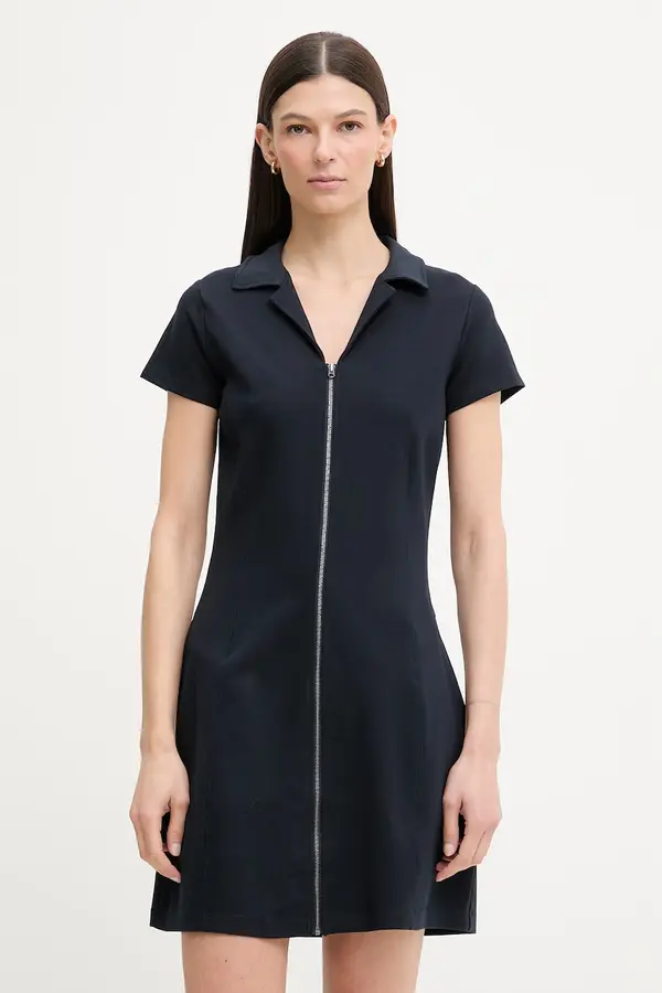 G-Star G-Star Obleka z viskozo Soft sculpt fit flare