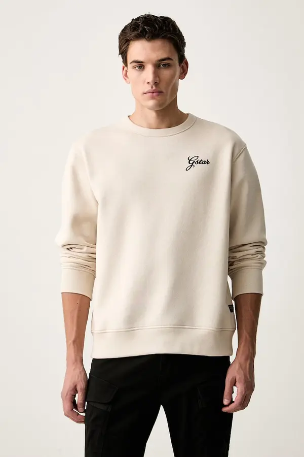 G-Star G-Star pulover moški z bombažem Script r sw