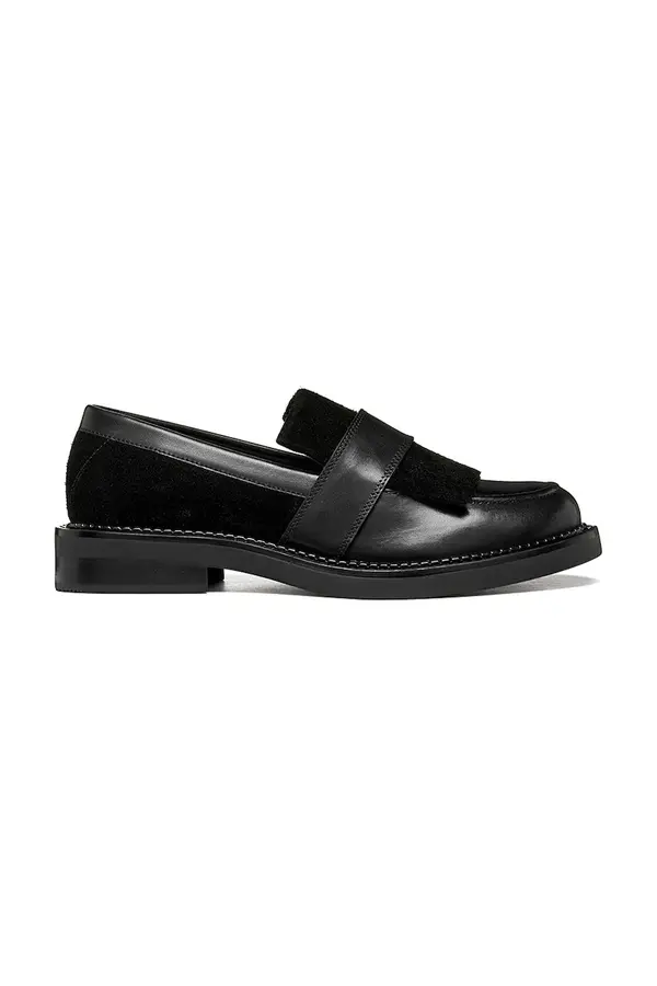 Geox Geox loaferji ženski usnjeni D SERILDA