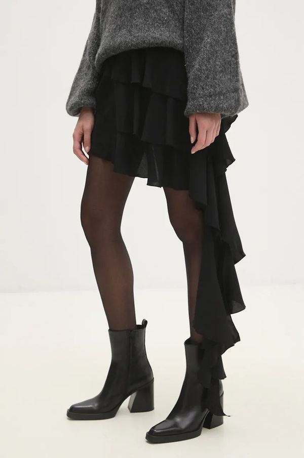 Answear Lab Gležnarji Answear Lab ženski, črna barva