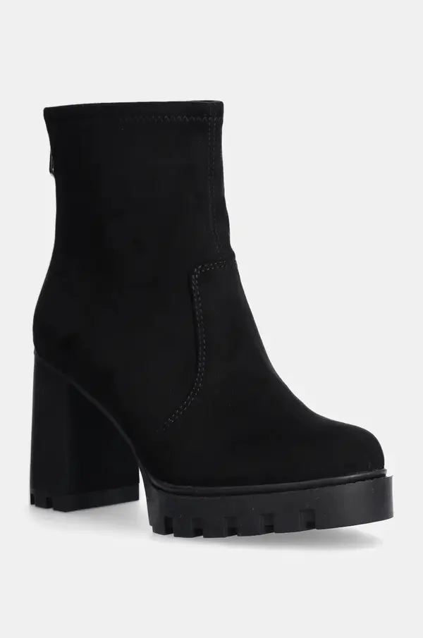 Calvin Klein Jeans Gležnarji Calvin Klein Jeans HEEL PLATFORM ZIP BOOT SS