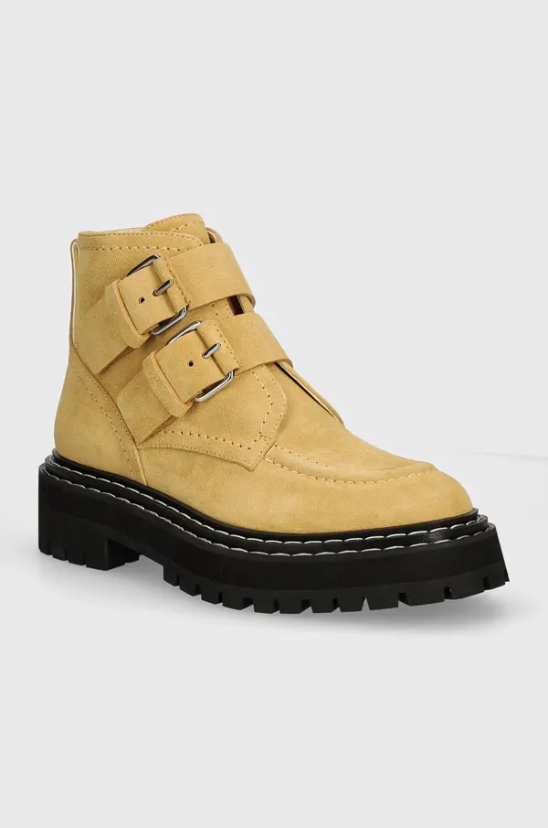 Proenza Schouler Gležnarji iz semiša Proenza Schouler Lug Sole