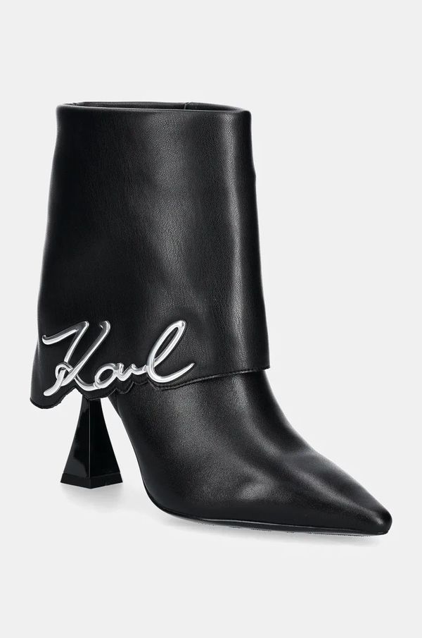 Karl Lagerfeld Gležnarji Karl Lagerfeld DEBUT II ženski, črna barva, KL32044A