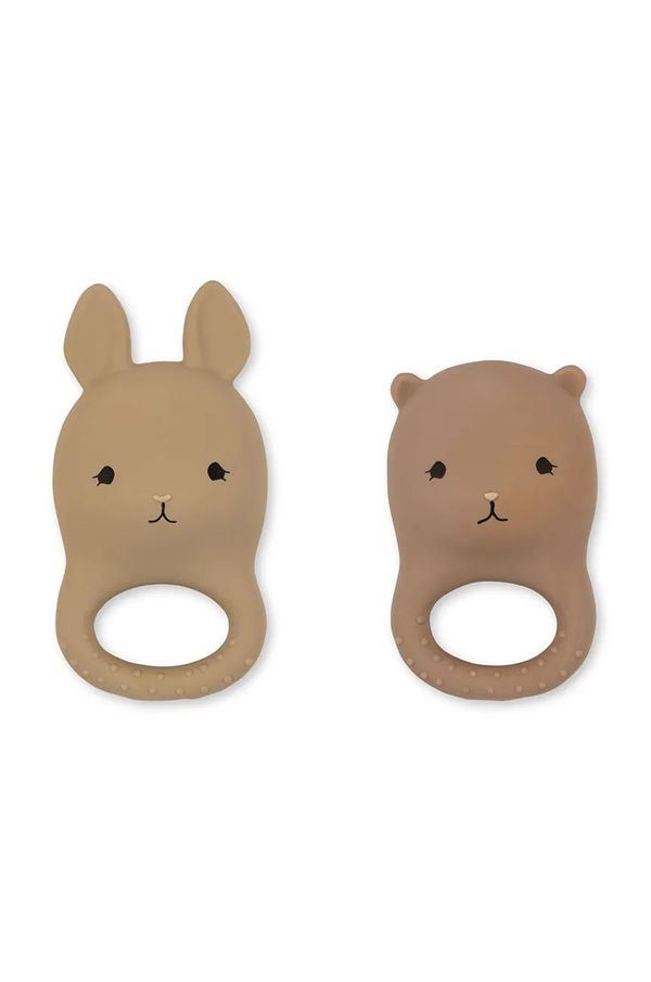 Konges Sløjd Grizala za dojenčke Konges Sløjd 2 PACK TEETHERS 2-pack KS3354