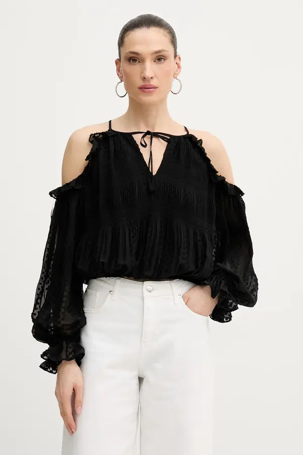 Guess Guess bluza z odkritimi rameni ženska EMILIA