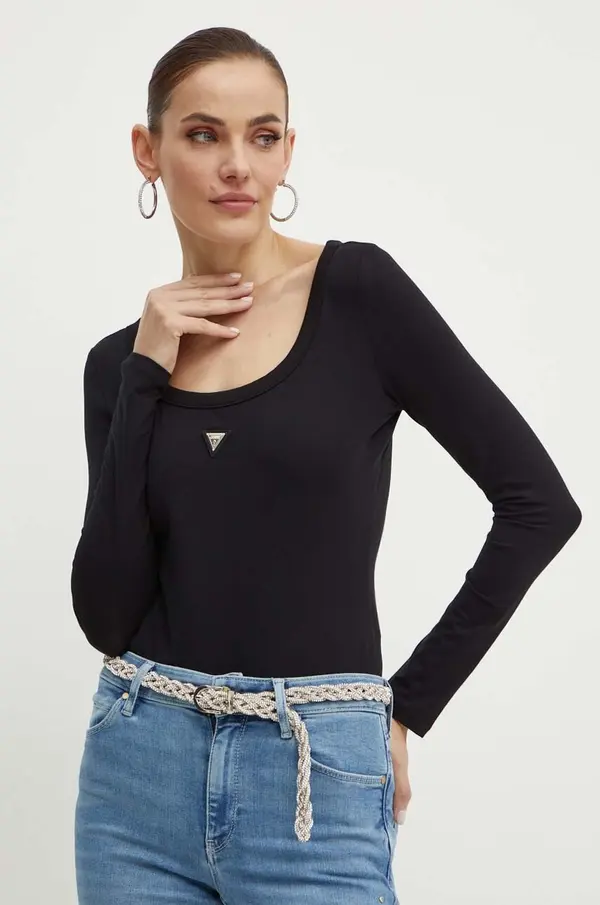 Guess Guess body ženski bombaž z elastanom COLETTE