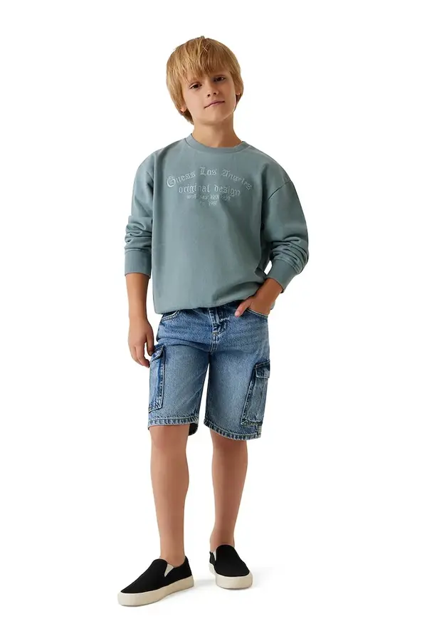 Guess Guess cargo kratke hlače otroške iz denima