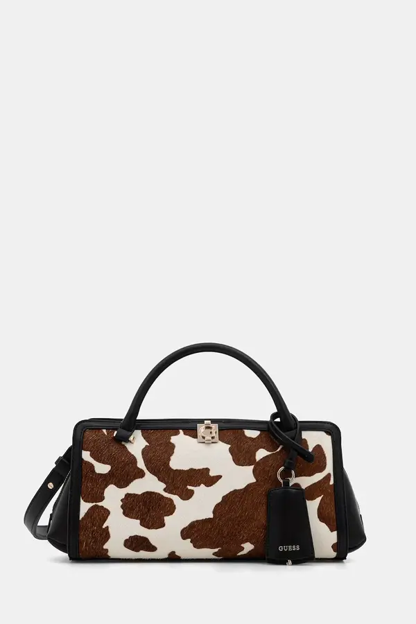 Guess Guess crossbody torbica ženska semišasta AUDREY