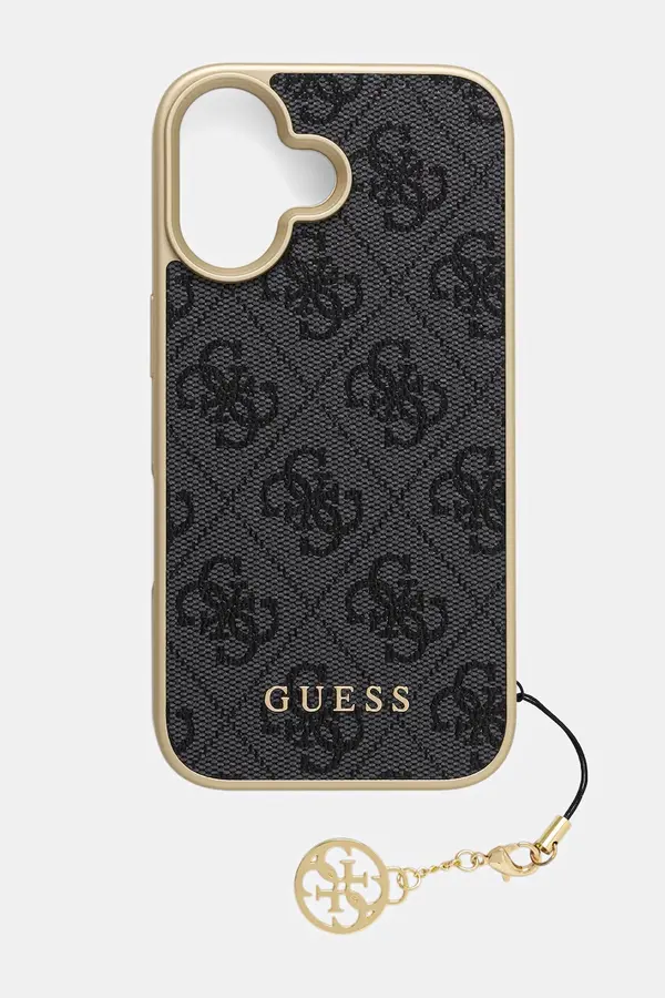 Guess Guess etui za telefon iz umetnega usnja iPhone 16