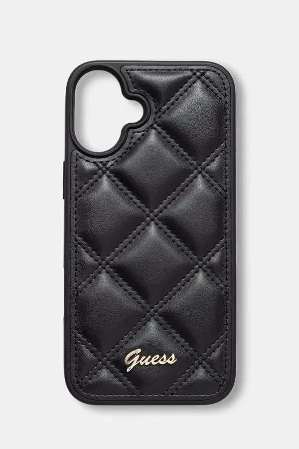 Guess Guess etui za telefon iz umetnega usnja iPhone 16 Plus