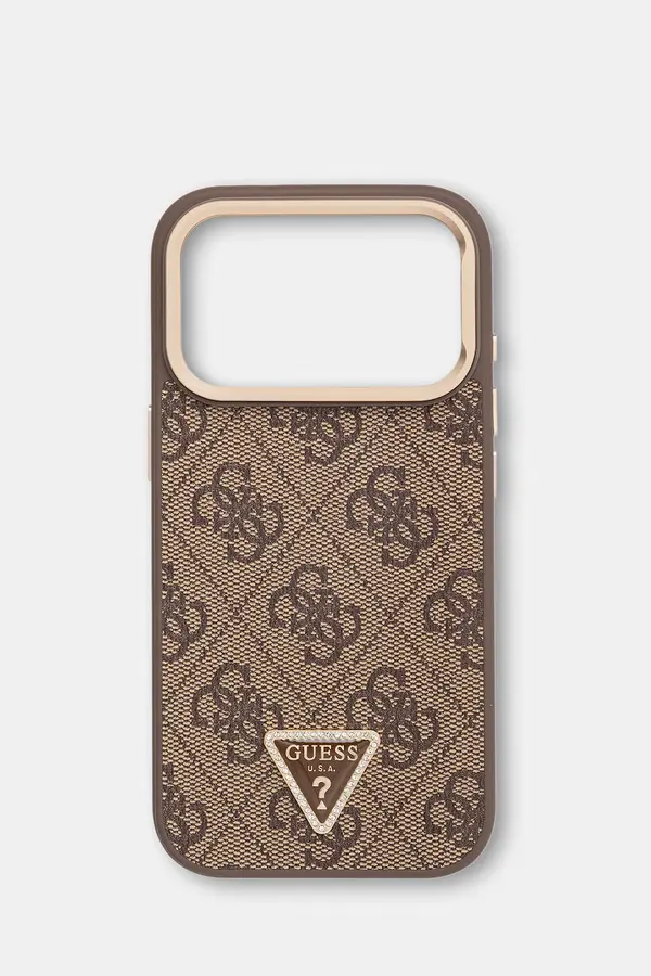 Guess Guess etui za telefon iz umetnega usnja iPhone 17 Pro