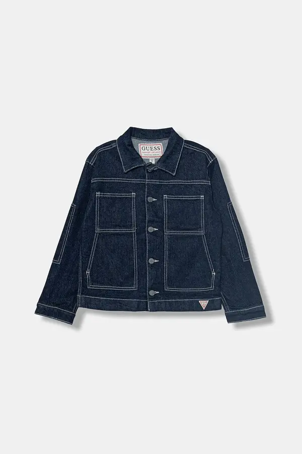 Guess Guess jeans jakna otroška iz bombaža z elastanom