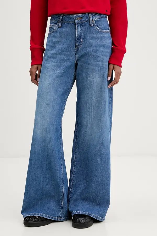 Guess Jeans Guess Jeans kavbojke s širokimi hlačnicami ženske