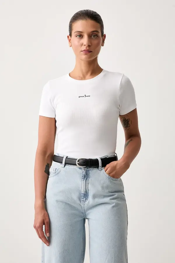 Guess Jeans Guess Jeans kratka majica ženska bombažna z elastanom