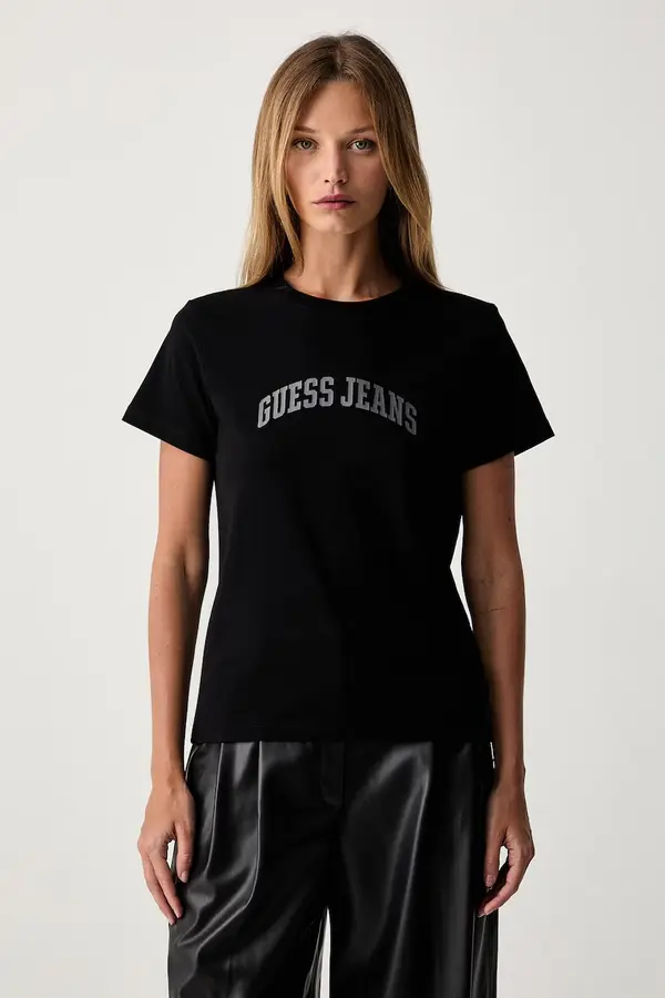 Guess Jeans Guess Jeans kratka majica ženska z bombažem