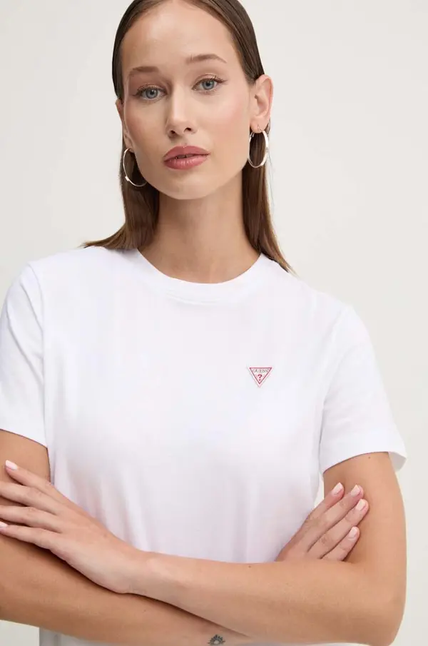 Guess Jeans Guess Jeans kratka majica ženska z bombažem
