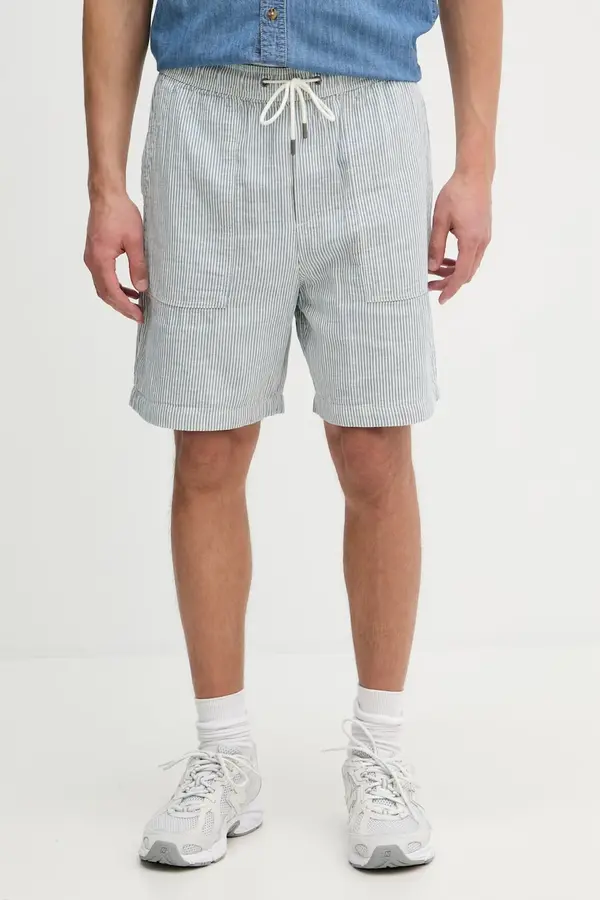 Guess Jeans Guess Jeans kratke hlače moške lanene