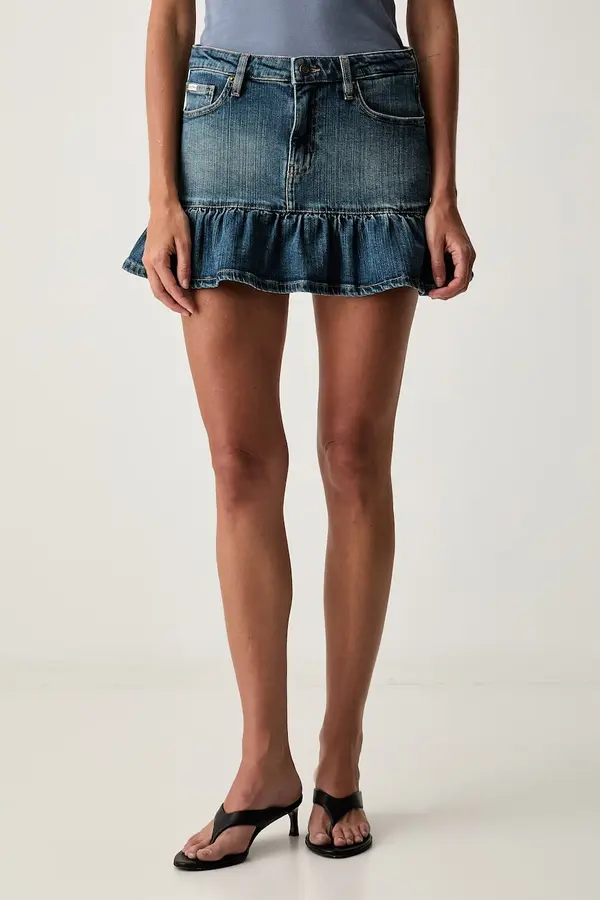 Guess Jeans Guess Jeans razširjeno krilo denim