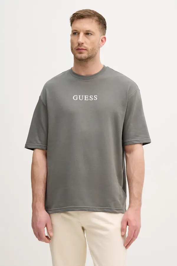Guess Guess kratka majica moška z bombažem BRIAN