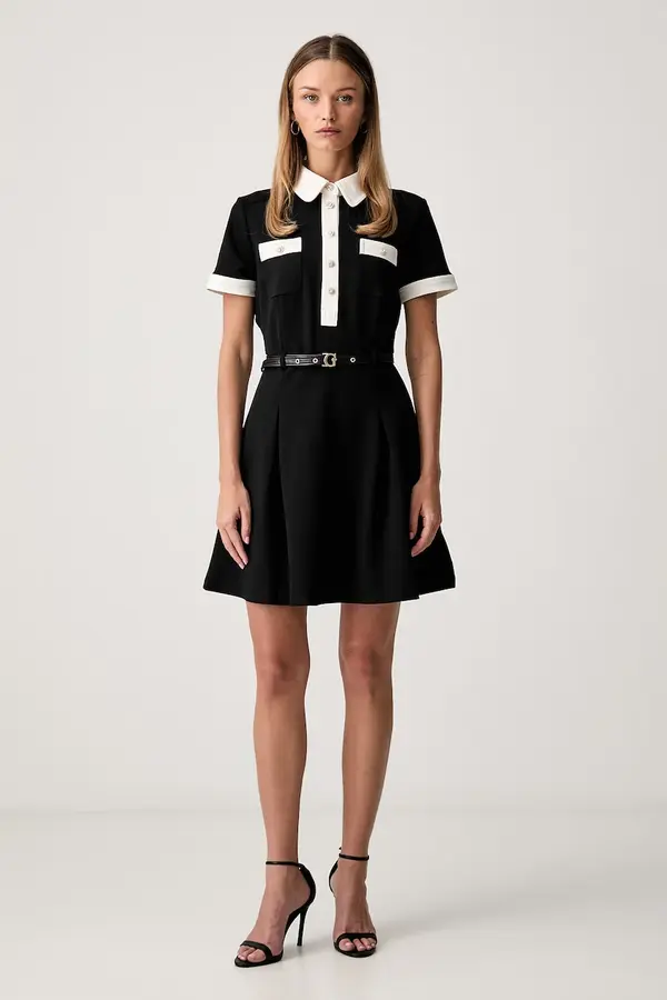 Guess Guess obleka A-kroja CLAUDIE