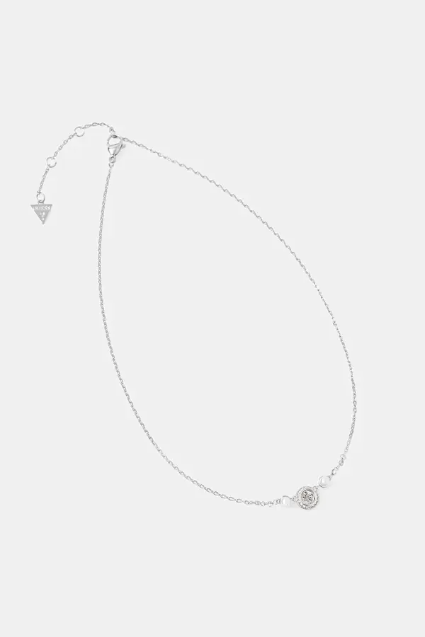Guess Guess ogrlica z obeskom ženska iz nerjavečega jekla TINY PEARLY