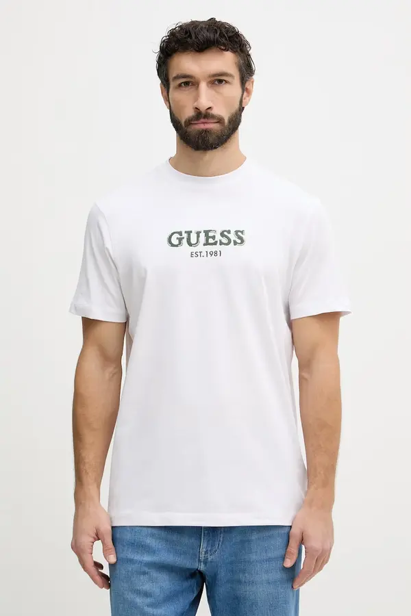 Guess Guess osnovna kratka moška bombažna majica