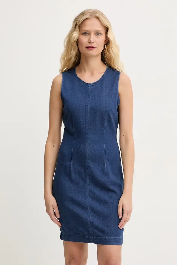 Guess Guess poletna obleka denim DAHLIA